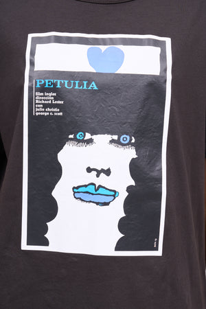 Cotton jersey T-shirt with Cuba 70's inspired artwork