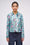 Sequin embroidered jacket with shirt collar