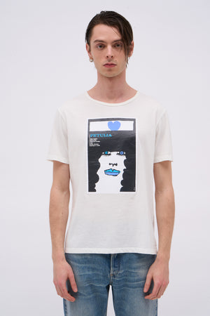 Cotton jersey T-shirt with 70's inspired artwork