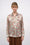 Chemise manche longue en soie imprimée