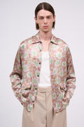 Chemise en soie imprimée