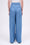 High-waisted tencel denim trousers
