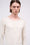 Fine wool long-sleeved sweater