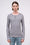 Fine wool long-sleeved sweater