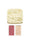 Set - Étui pour blush imprimé marguerites et recharges de blush et d'illuminateur
