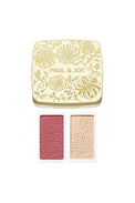Set - Étui pour blush imprimé marguerites et recharges de blush et d'illuminateur