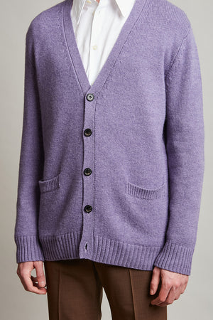 Wool and cashmere knit cardigan
