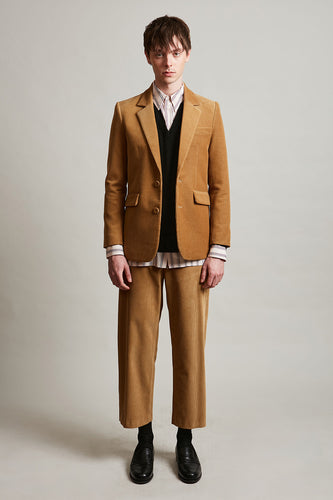 Cotton corduroy suit jacket