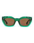 Lunettes de soleil papillonnantes vert translucide - Édition Limitée Anniversaire 30 ans