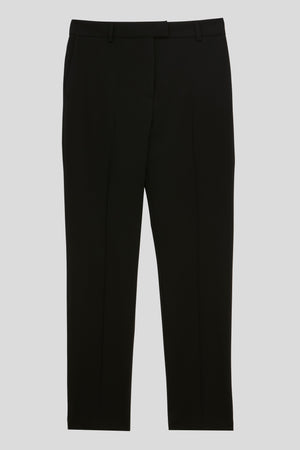 Tapered pants with slit