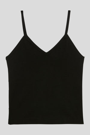 V-neck cashmere tank top