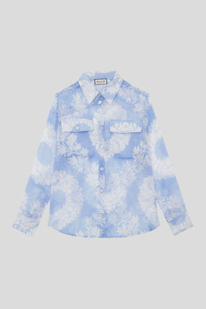 Printed silk shirt