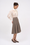 Jupe en laine à chevron Harris Tweed réalisée en collaboration avec Tilda Jonathan