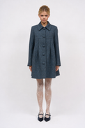 Harris Tweed wool coat