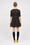 Robe courte en twill de laine