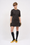 Short wool twill dress
