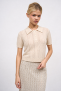 Cashmere blend polo shirt