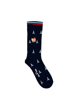Nounette in Paris navy socks