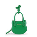 Green cat bag charm