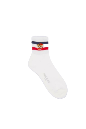 Nounette in Paris ecru socks