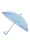 Parapluie motif chat ouvert - Bleu