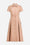 Robe longueur genoux à manches courtes en laine mélangée