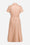 Robe longueur genoux à manches courtes en laine mélangée