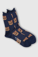 Cat head socks