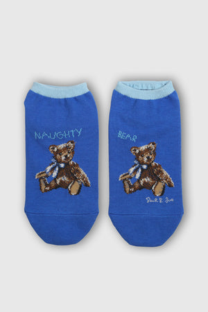 Paire de chaussettes à motif ourson Naughty Bear - Bleu