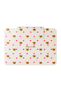 Heart and Nounette print laptop bag