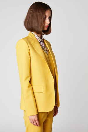 veste de tailleur à la coupe légèrement ajustée profil - Jaune