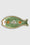 Plat à poisson en céramique Tortue - Vert
