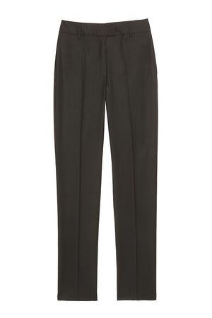 Pantalon fuselé en laine tropicale - Noir