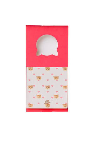 Sticky Notes with Heart and Nounette Pattern