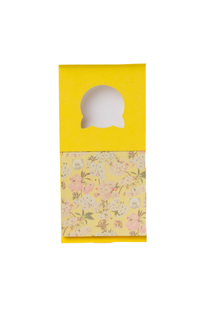 Yellow Floral Sticky Note