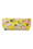 Yellow glasses case with flower and cat patterns