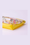 Seamless yellow floral pattern pouch
