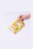 Seamless yellow floral pattern pouch