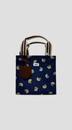 Nounette printed lunch tote bag
