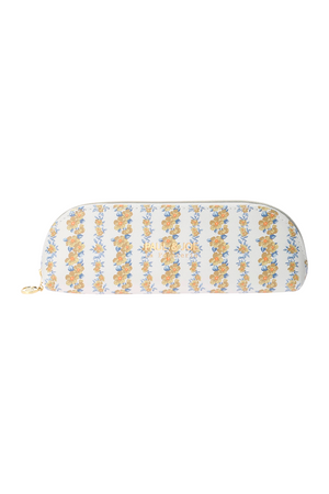 Small pencil case with a floral print